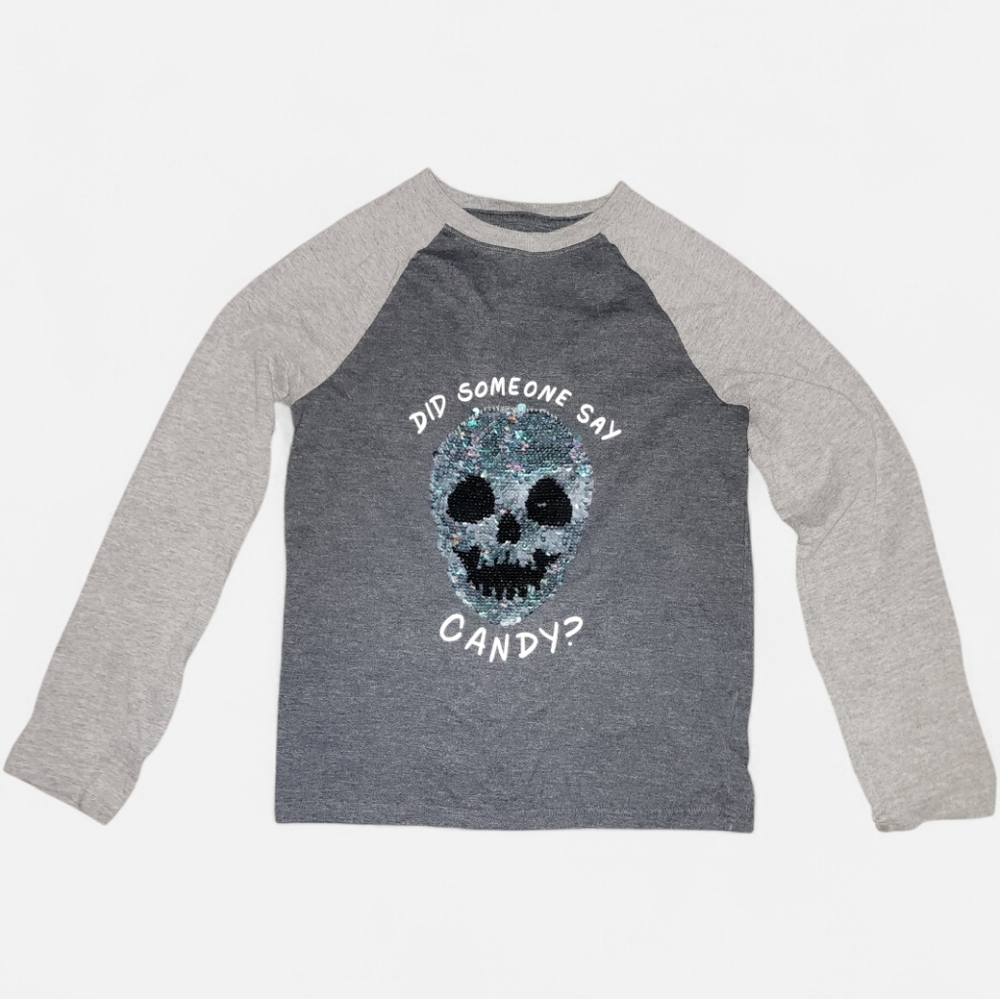 💀Girls Size M 8/10 Cat & Jack Long Sleeve Tee💀